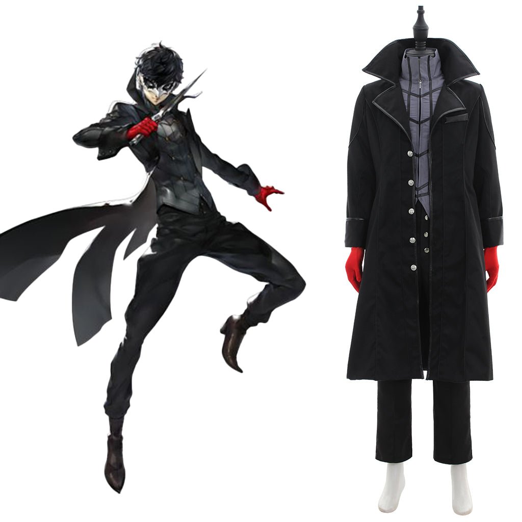 Persona 5 Joker Schwarzer Anzug Spiel Cosplay Kostüm | Premium Joker Cosplay Kostüm