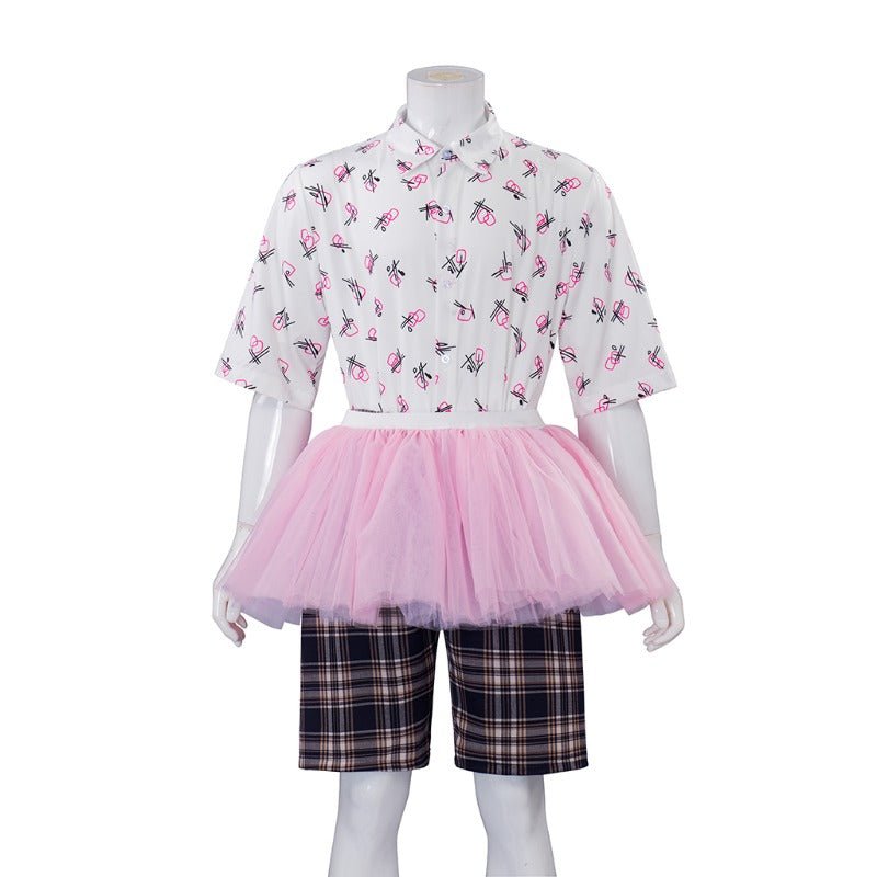 Ace Ventura Cosplay Kostüm - Rosa Tutu Outfit für Erwachsene | Halloween & Themenpartys