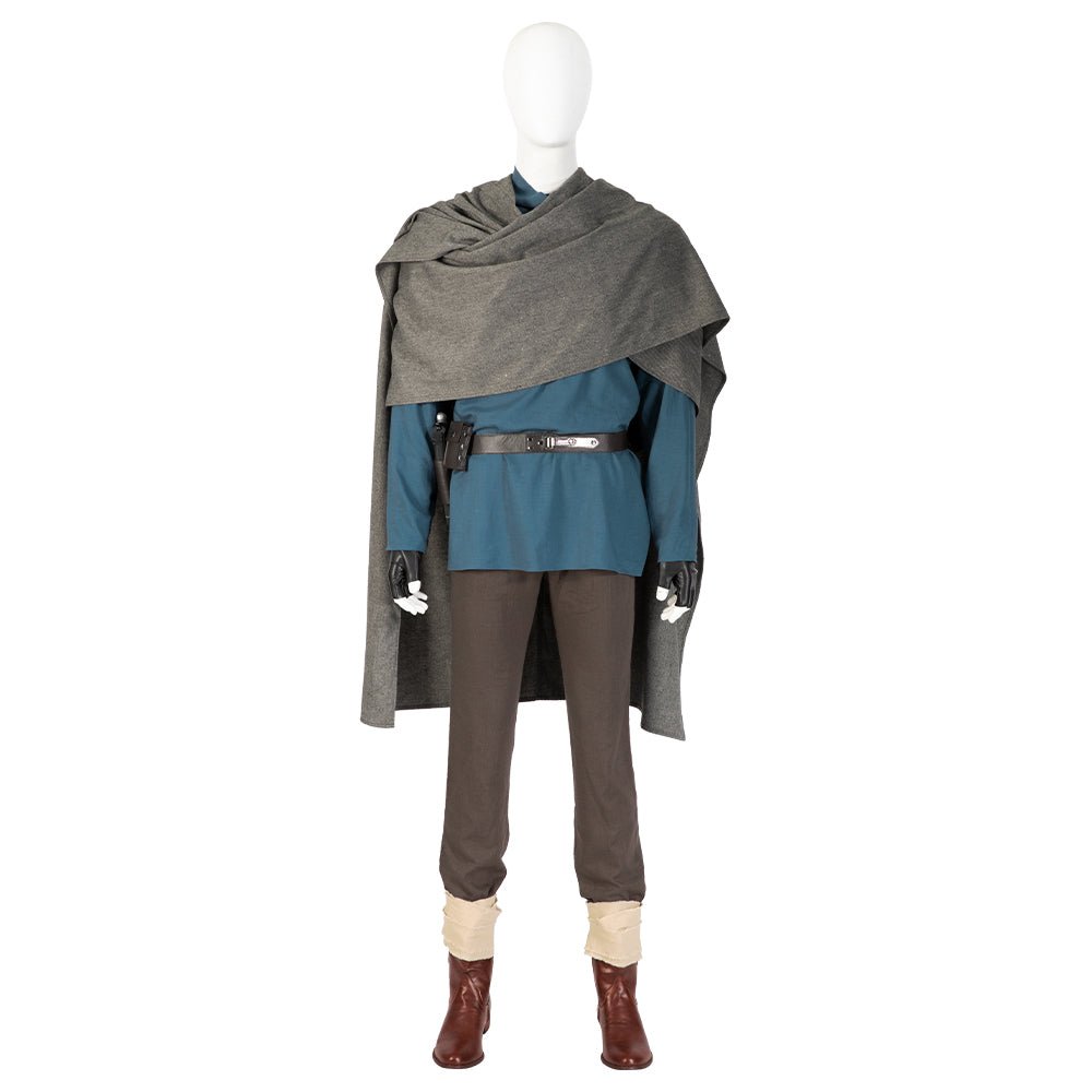 Star Wars TV-Serie Halloween Cosplay Obi-Wan Kenobi Blauer Anzug Kostüm Set