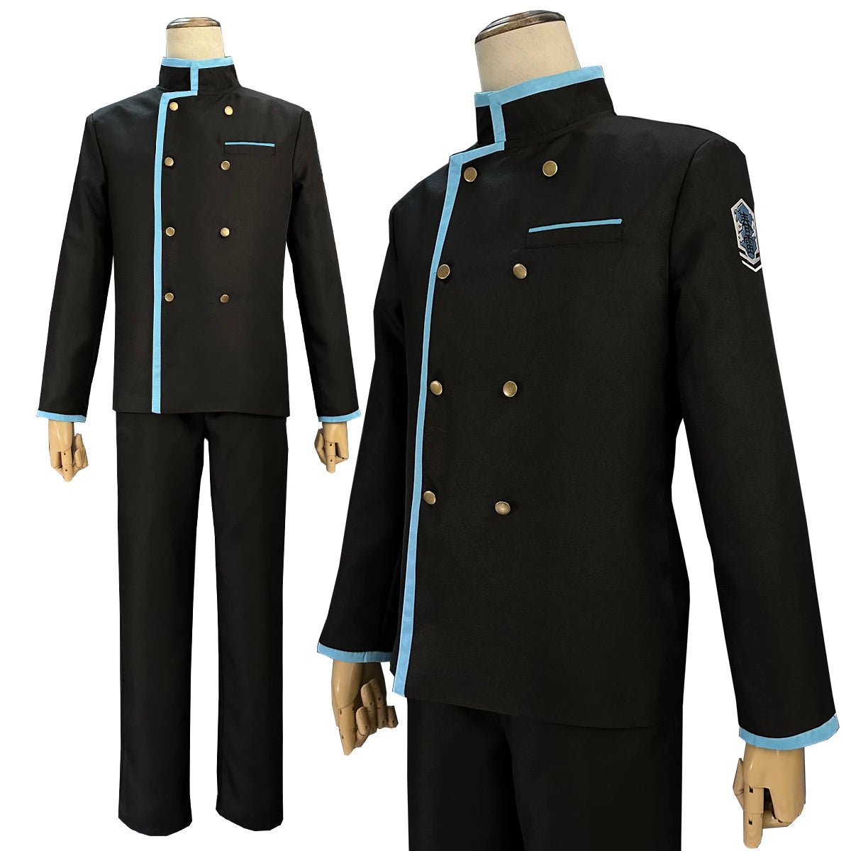 Blue Lock Anime Rin Itoshi Cosplay Kostüm Perücke Gymnasium Uniform DK Stickerei Logo Mantel Hose Rose Netz Synthetische Fasern