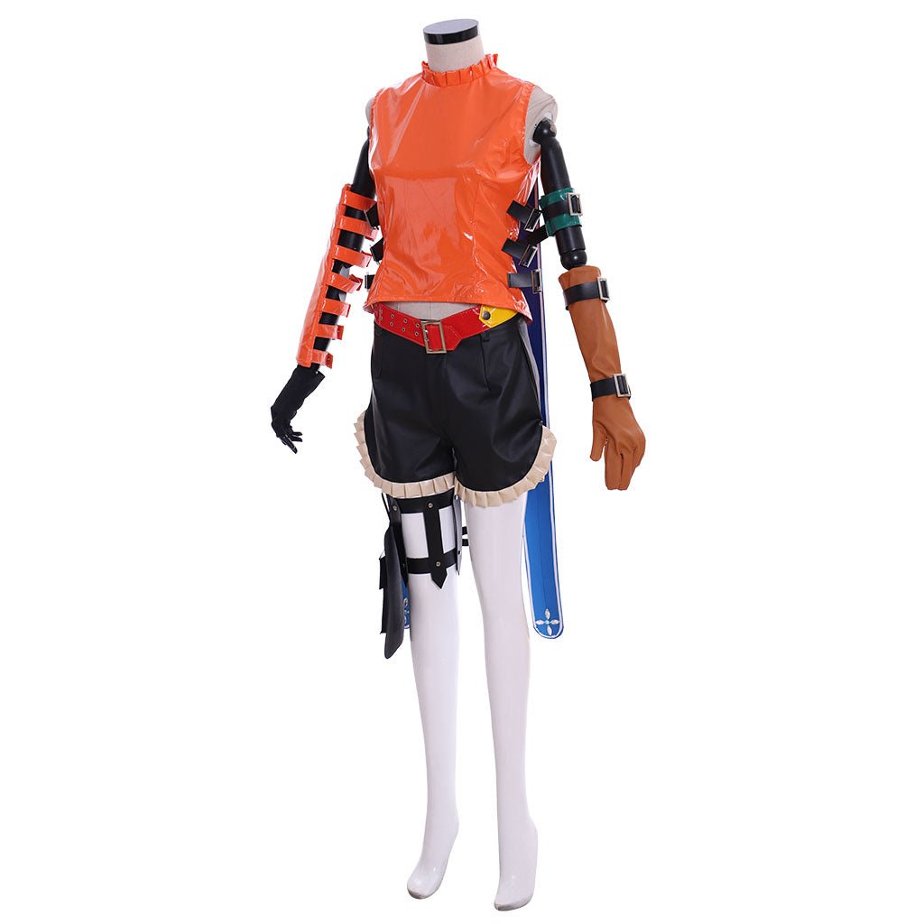 Final Fantasy X Rikku Cosplay Kostüm | FFX FF10 Spiel Outfit für Fans
