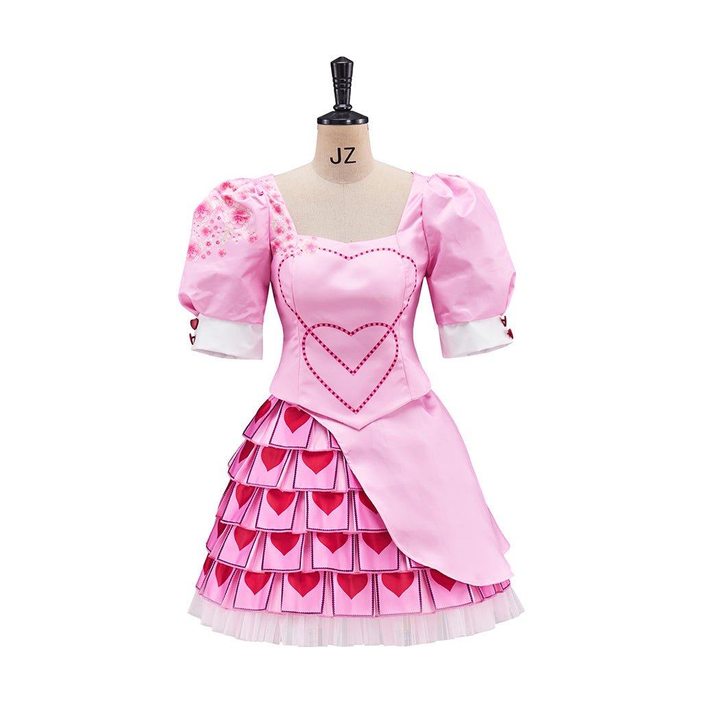 Mädchenkleider D-Nachkommen 4 Rot Cosplay Kostüm – Film Prinzessin Kleid für Halloween & Karneval