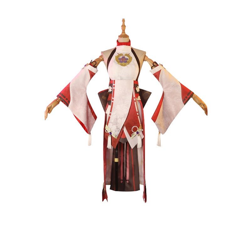 Genshin Impact Yae Miko Cosplay Kostüm Süßes Kleid für Frauen Halloween Outfits