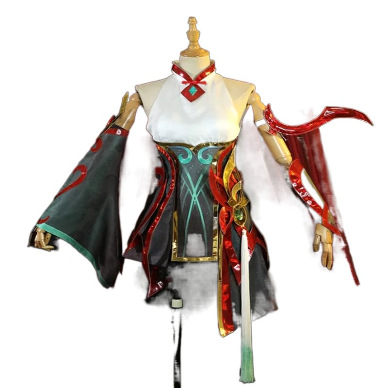Spiel LOL Mythmaker Irelia Cosplay Kostüm Frauen Neujahrs Skin Frauen Roter Kampfanzug Halloween Outfit