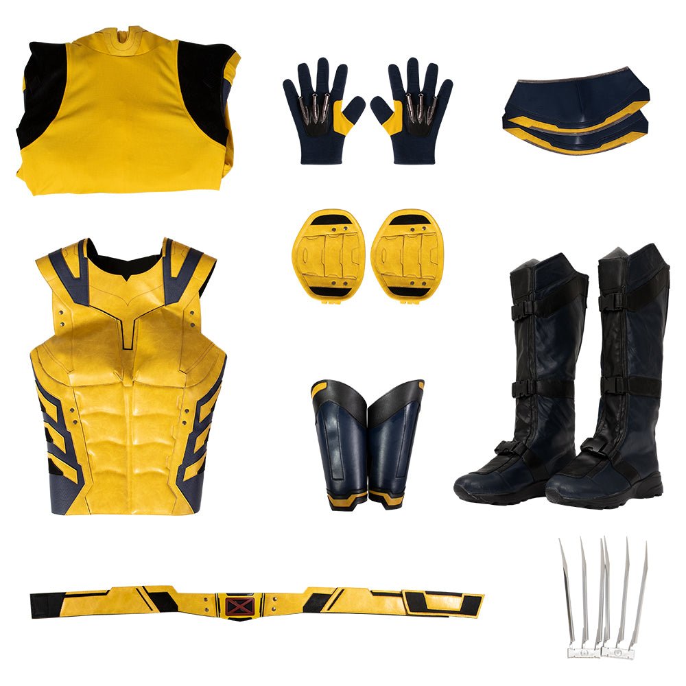 Deluxe Wolverine Cosplay Kostüm aus Deadpool 3 - Film-inspiriertes Outfit