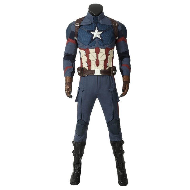 Steven Rogers Captain America Cosplay Kostüm - Halloween Helden Uniform