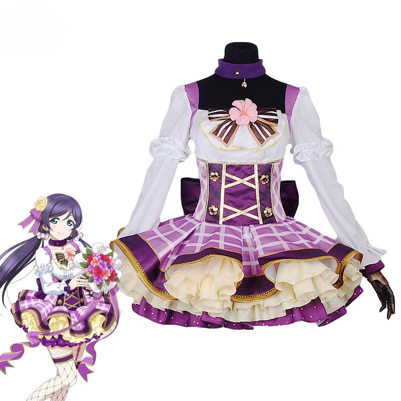 Lovelive Blumenstrauß Cosplay Kostüm Yazawa Nico Nozomi Tojo Eli Rin Cosplay Kostüm Sonoda Umi Kotori Maki