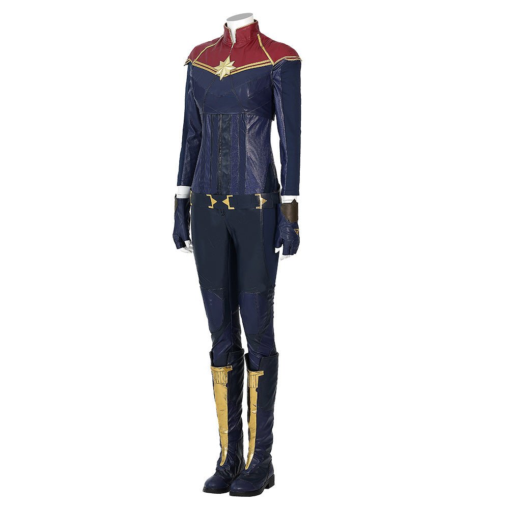 Ms Marvel Halloween Cosplay Kamala Khan Kampfanzug Kostüm Set für Marvel Fans