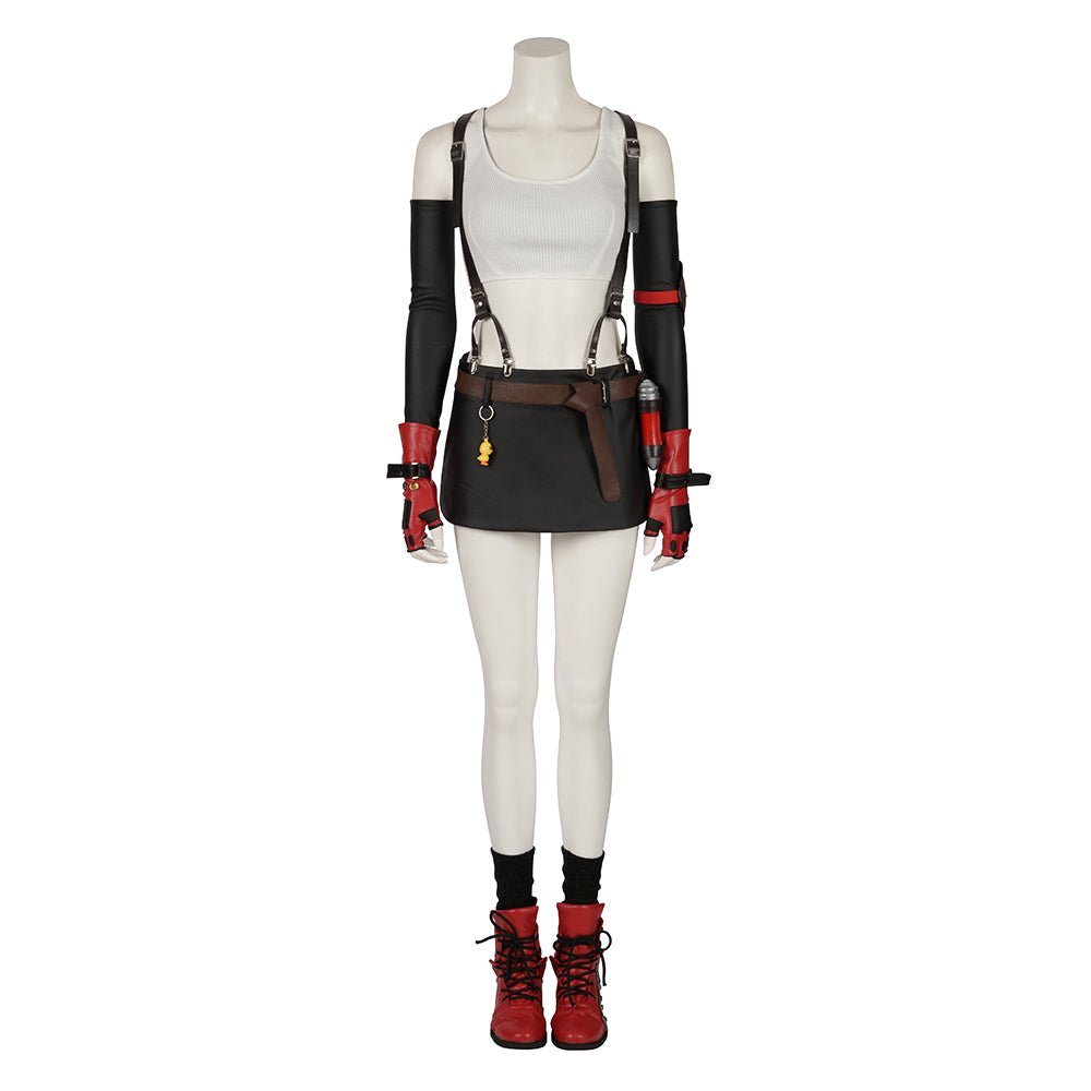 Final Fantasy VII Remake Tifa Lockhart Cosplay Kostüm - Hochwertiges Spiel-Outfit