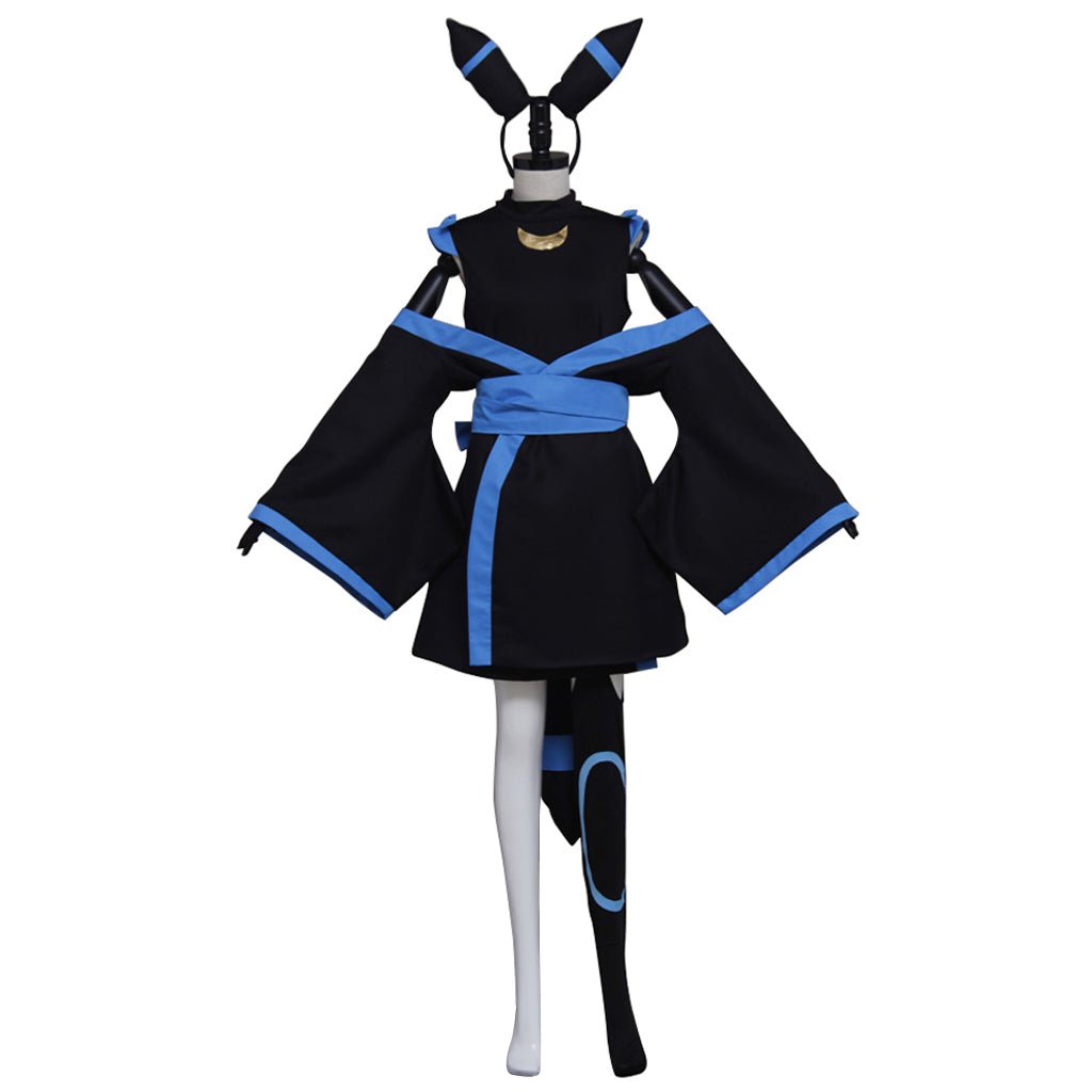 Pokemon Umbreon Human Cosplay Kostüm Kleid