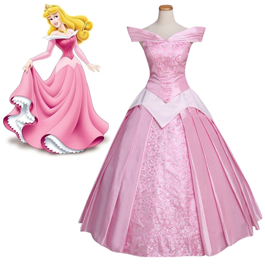 Disney Dornröschen Prinzessin und Prinz Cosplay Kostüm Serie | Aurora & Prinz Phillip Paar Outfits