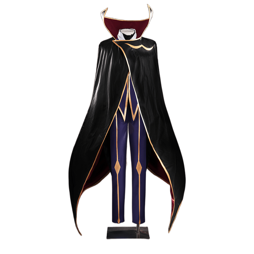 Code Geass: Lelouch of the Rebellion ZERO Cosplay Kostüm - Premium Qualität Anime Outfit