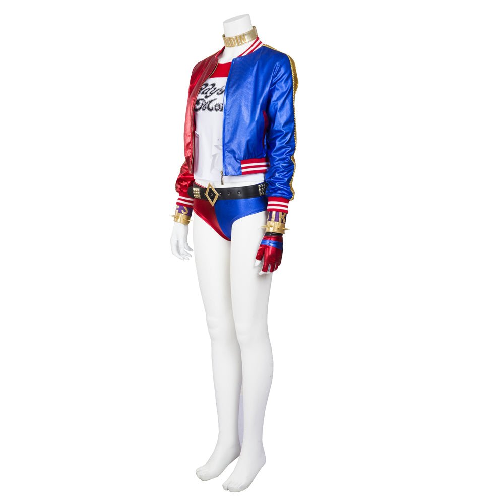 Suicide Squad Harley Quinn Cosplay Kostüm - Premium Qualität Filmoutfit