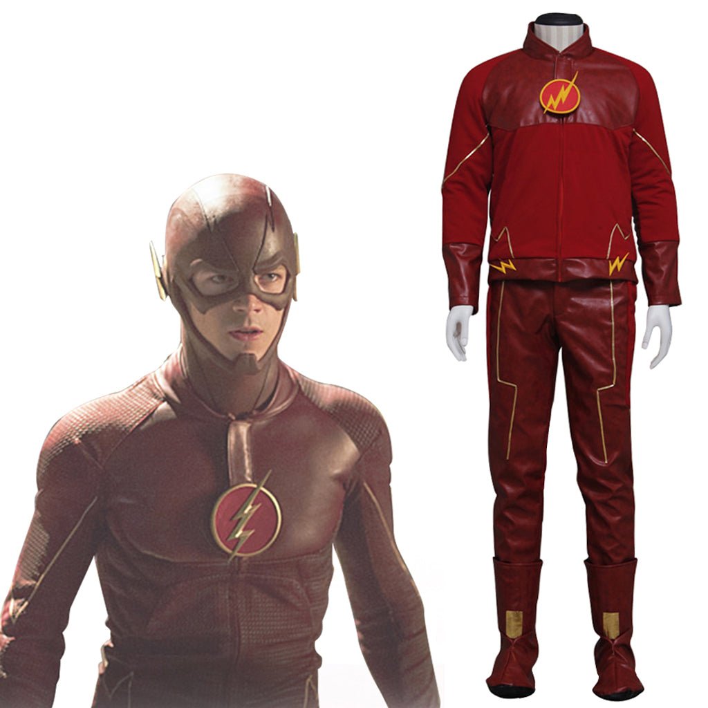 The Flash Cosplay Kostüm für Männer – DC Comics Held Kostüm für Halloween & Comic Con