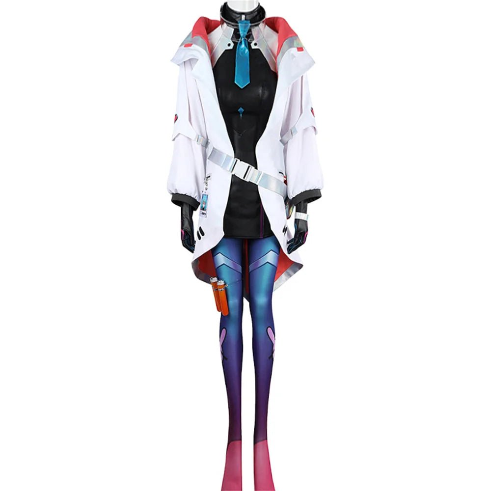 LOL Battle Bunny Aurora Cosplay Kostüm Damen Uniform Hut Vollständiges Set Halloween Karneval Party Outfits