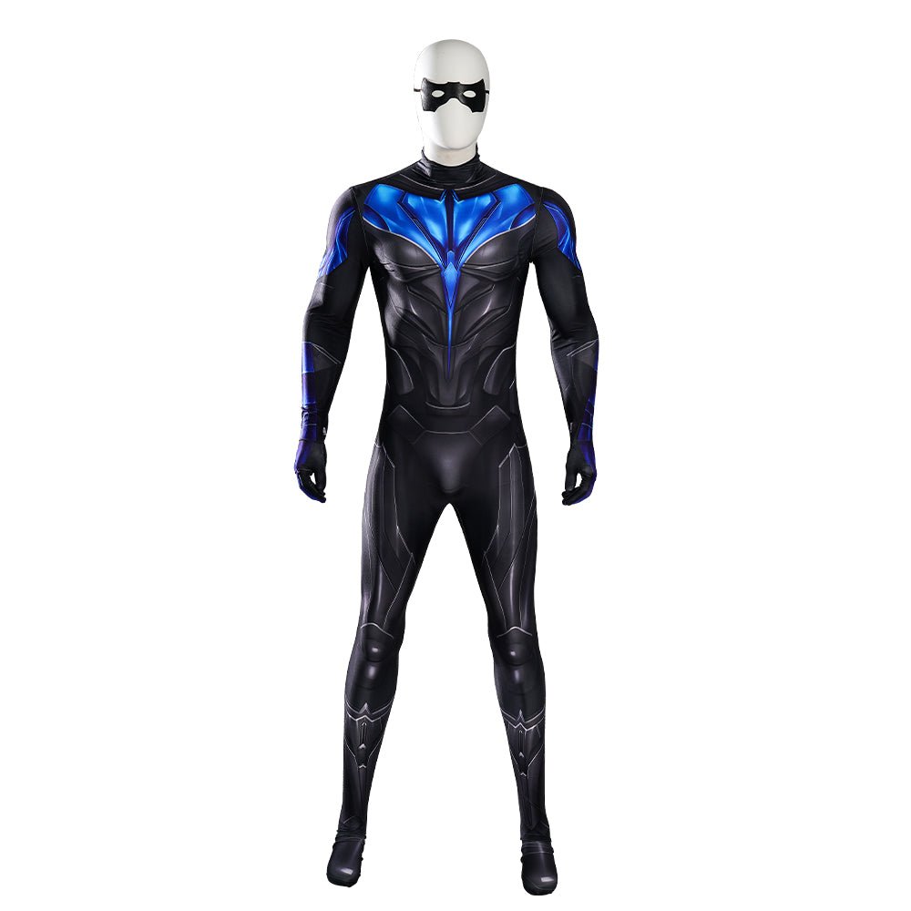 Titan—Nightwing Jumpsuit - Premium Cosplay Kostüm für Teen Titans Fans
