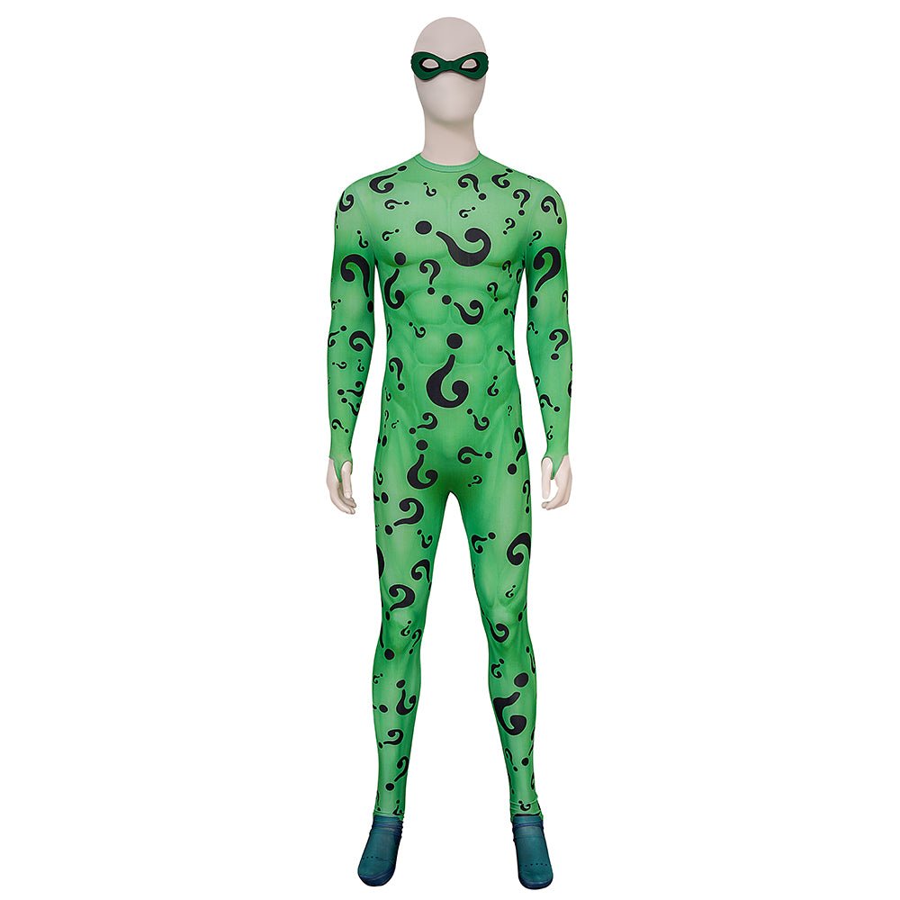 Batman Forever - Riddler Jumpsuit Cosplay Kostüm für Filmfans