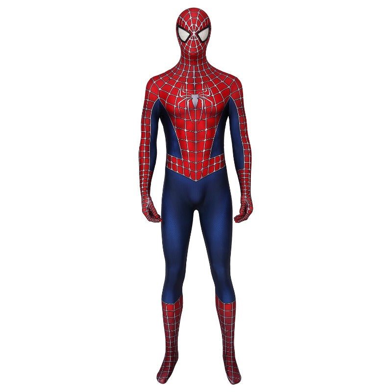 Spider-Man 2 Tobey Maguire Cosplay Kostüm Anzug Zentai Eng Jumpsuit