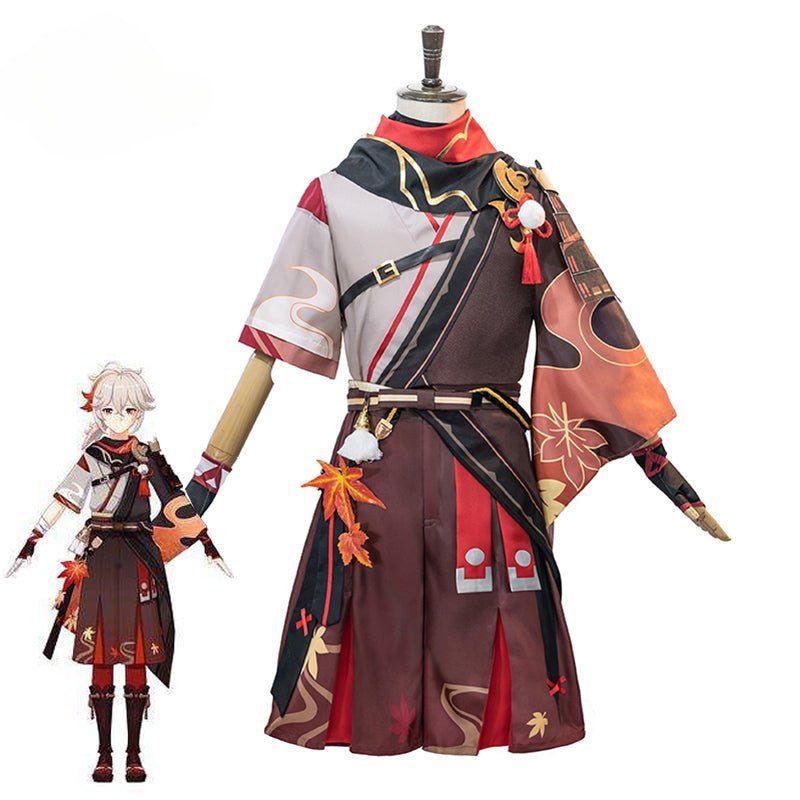 Kaedehara Kazuha Cosplay Kostüm Genshin Impact Kiryu Kazuha Halloween Kostüm für Männer Komplettes Set
