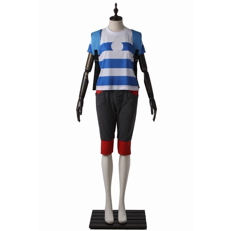 Sonne und Mond Elio Cosplay Kostüm inklusive Tasche für Halloween und Weihnachtsfeiern