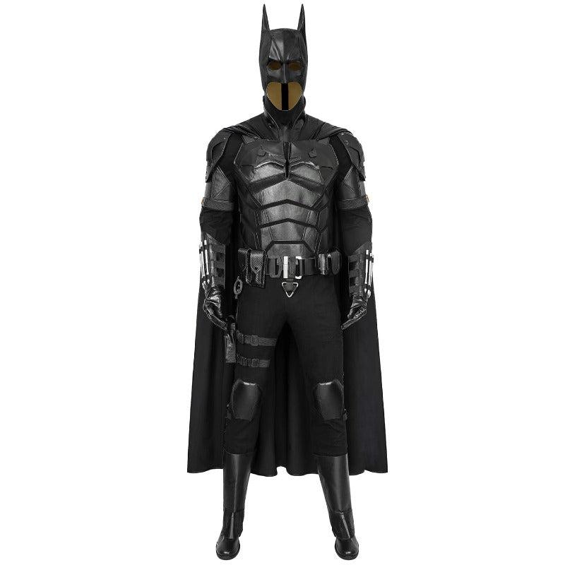 The Batman Filmversion PU Leder Cosplay Kostüm für Halloween & Partys