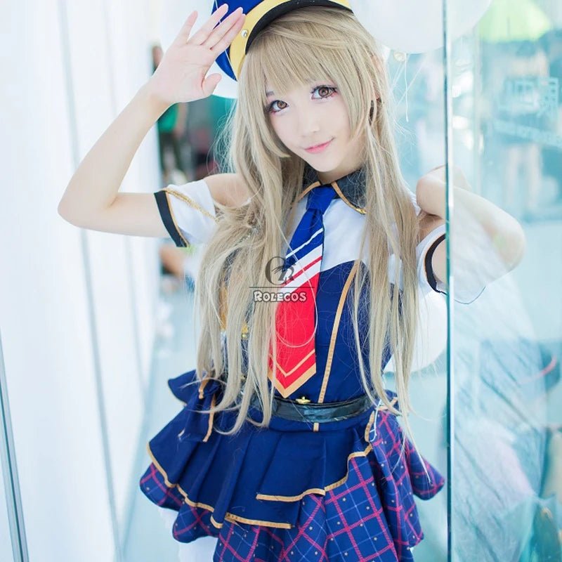 LoveLive! Kotori Minami Cosplay Kostüm Anime Love Live Lolita Minami Kotori Polizistin Kostüm Damen Uniform Halloween