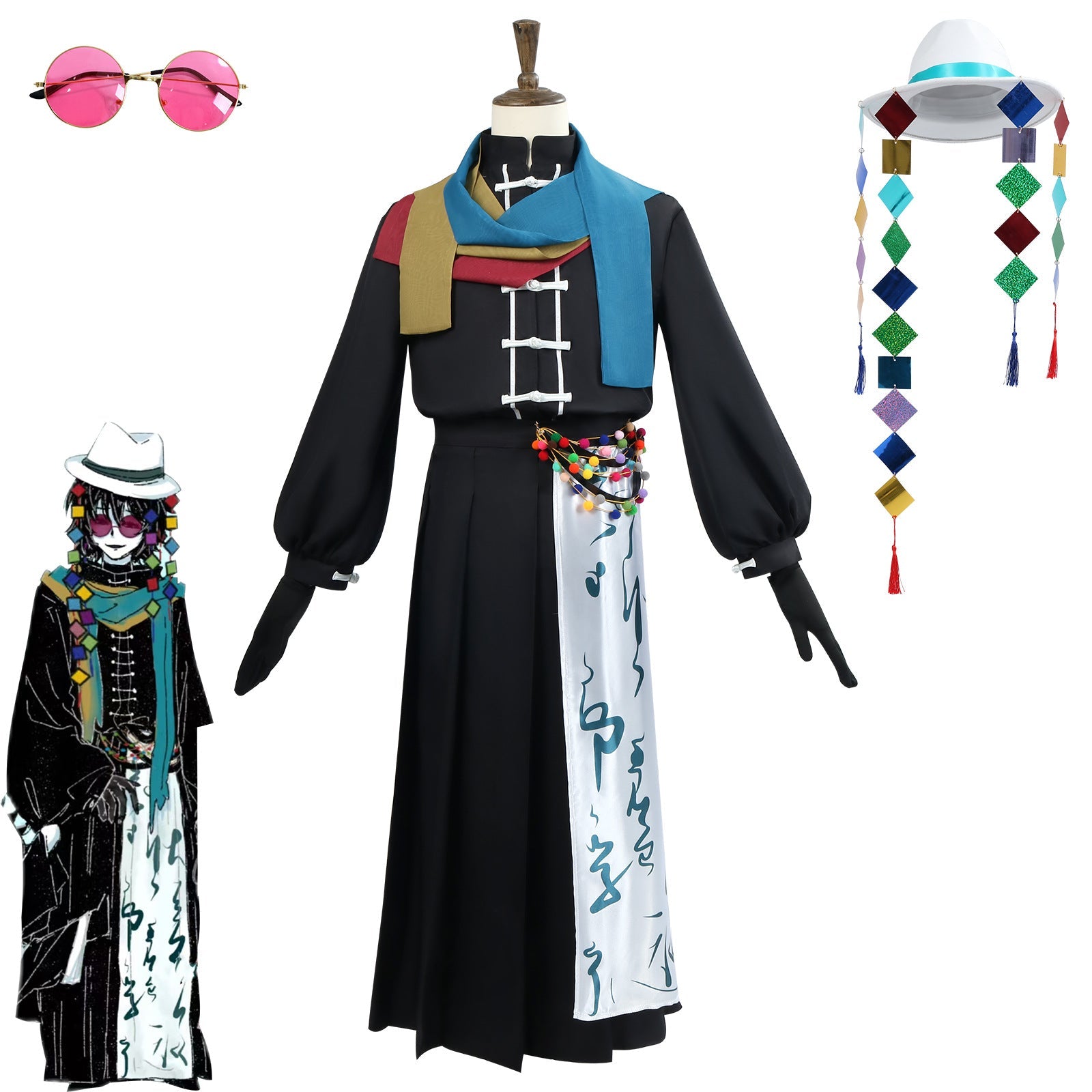 Die siebte Nacht Geistergeschichte – Che Fuzhao & Hua Qing Cosplay Kostüm