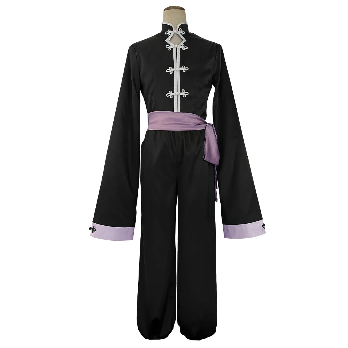 Blue Lock Anime Nagi Cosplay China Kostüm Schwarzer Kung Fu Tang Anzug Perücke Rose Netz Synthetische Fasern Verstellbare Größe Party