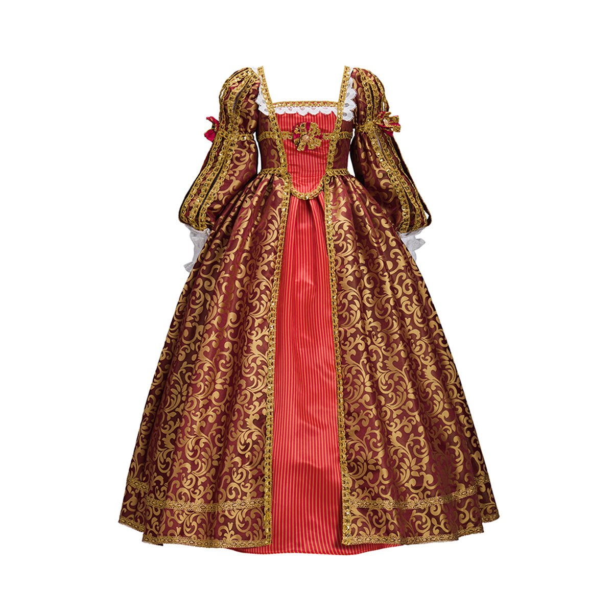 Königliche Adlige Damen Cape Hood Cosplay Kostüm – Elegantes Anime Kleid für Cosplay Enthusiasten