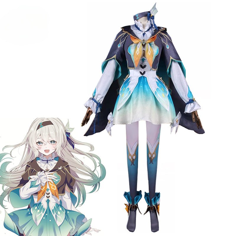 Honkai Star Rail Firefly Cosplay Kostüm Doujin Firefly Krone des Alltäglichen und Göttlichen Damen Halloween Party Outfit