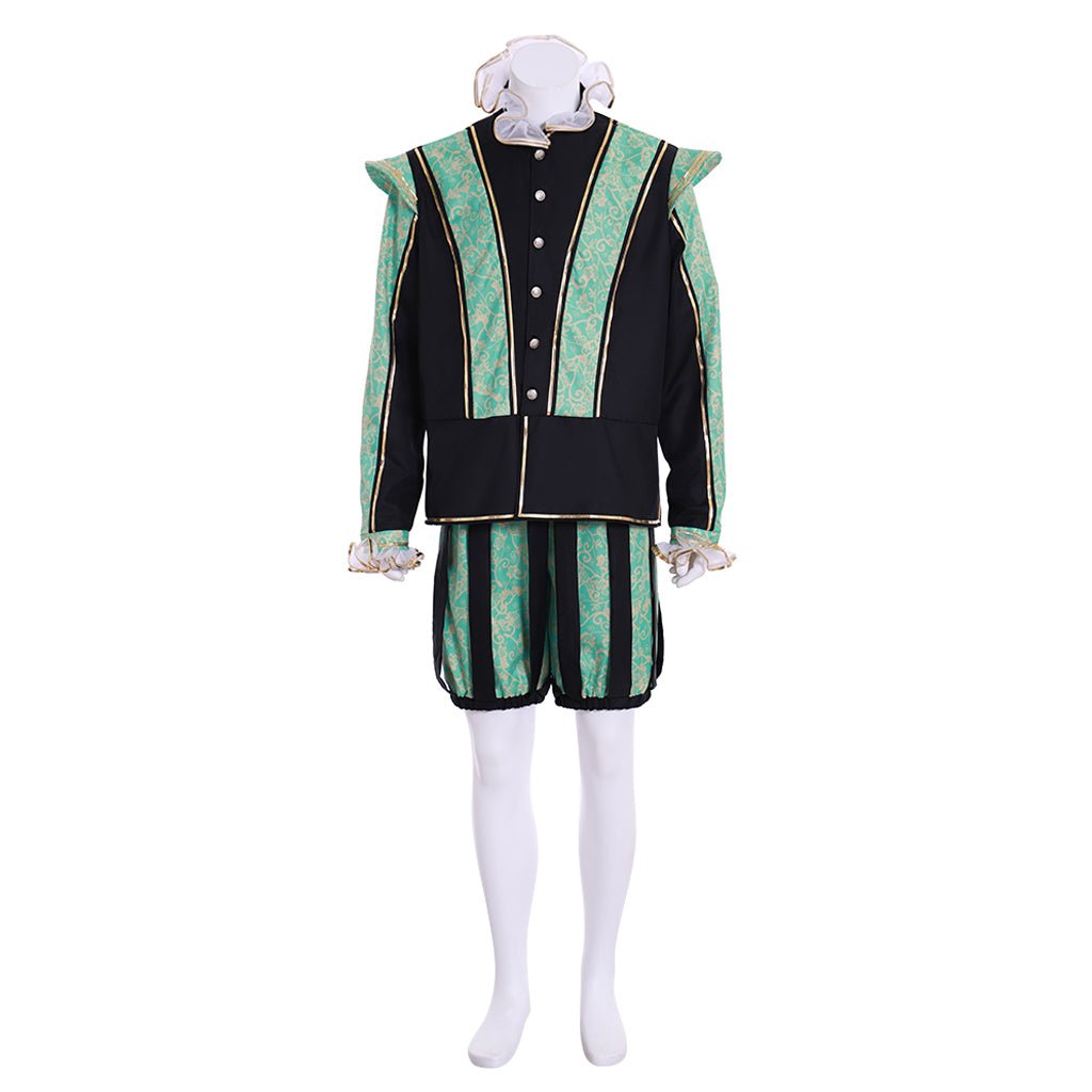 Tudor Prinz Renaissance Kostüm - Mittelalterliches Viktorianisches Elizabethanisches Herrenkostüm | Maßgeschneidert von Silberkönig