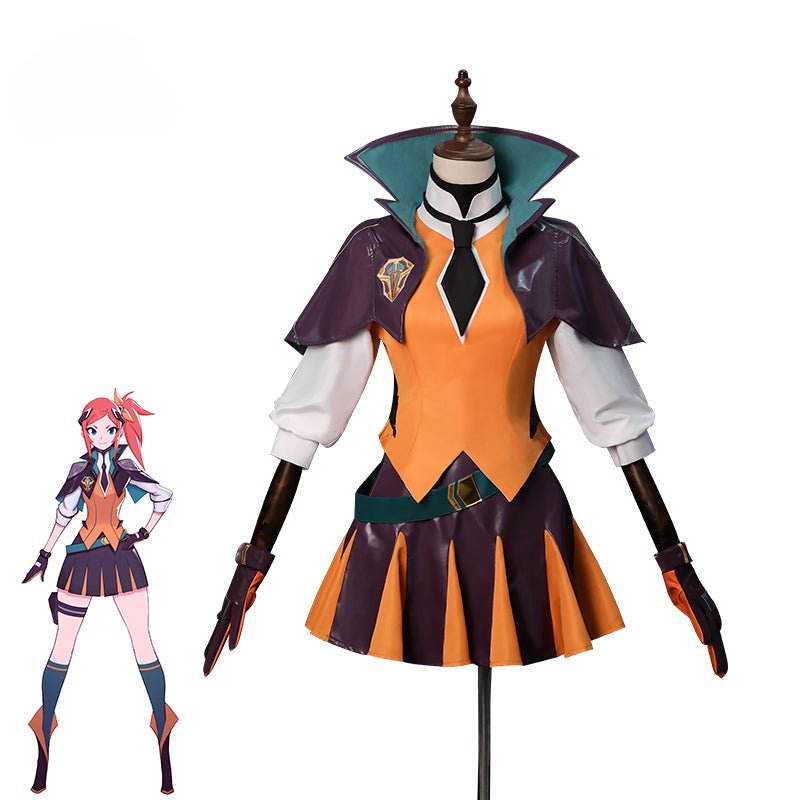 Game LOL Battle Academia Lux Cosplay Kostüm LOL Lux Schuluniform Halloween Damen Anzug Neuer Skin
