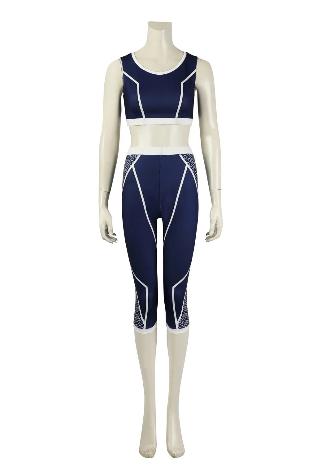 Cammy Cosplay Kostüm für Frauen Punk Jacke Crop Top Hose Komplettset Halloween Karneval Party Verkleidung Kampfanzug