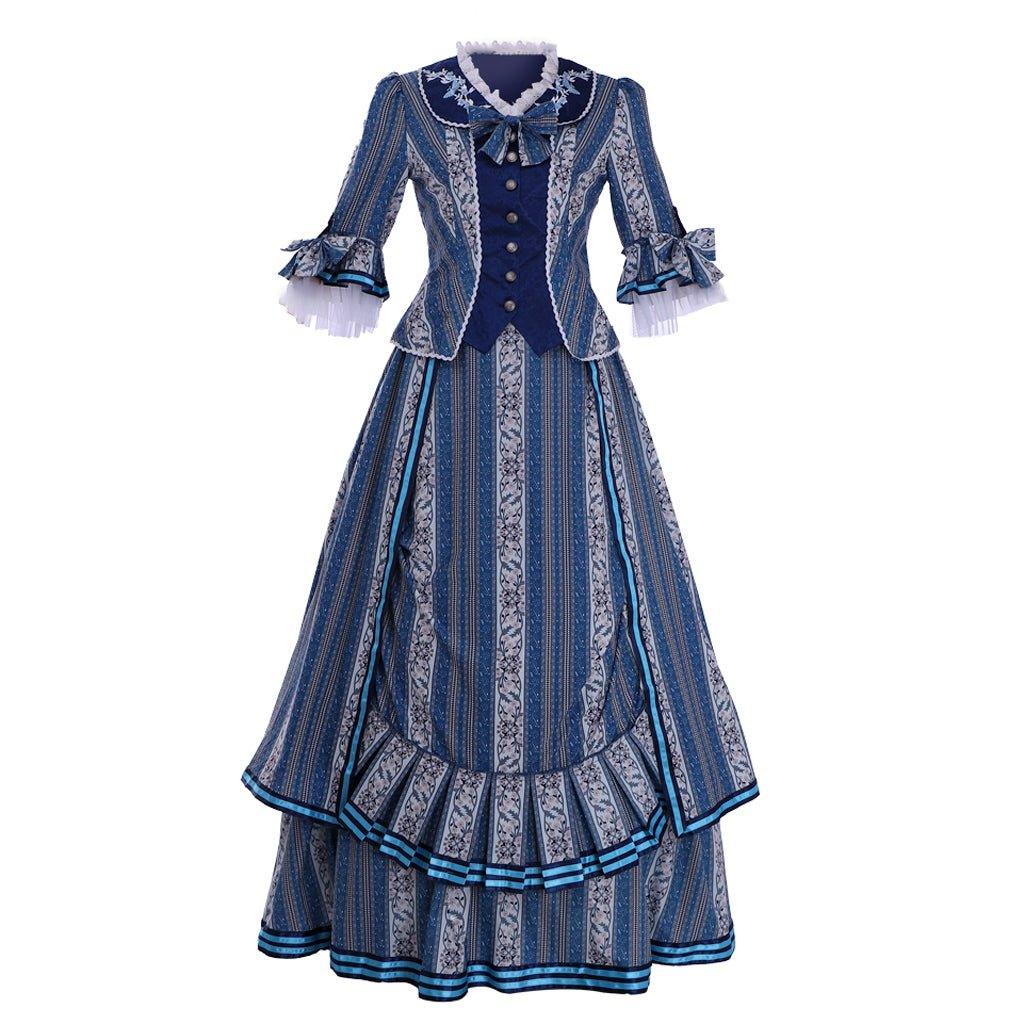 Phantom der Oper Christine Daae Cosplay Kostüm | Blaues Wunschkleid