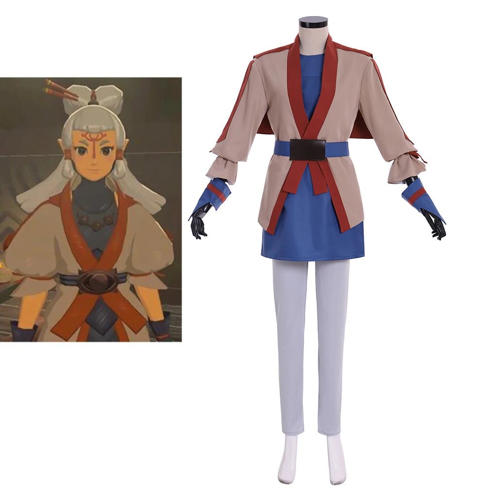 Game Paya Cosplay Kostüm für Frauen - Punk Retro Kampfuniform für Halloween, Karneval, Party, Comic-Con