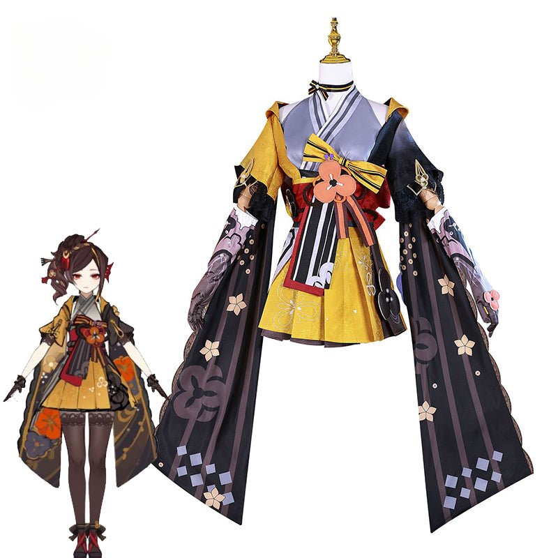 Genshin Impact Chiori Cosplay Kostüm Inazuma Mode Designer Chiori Cosplay Mädchen Kimono Halloween Frauen Party Uniform