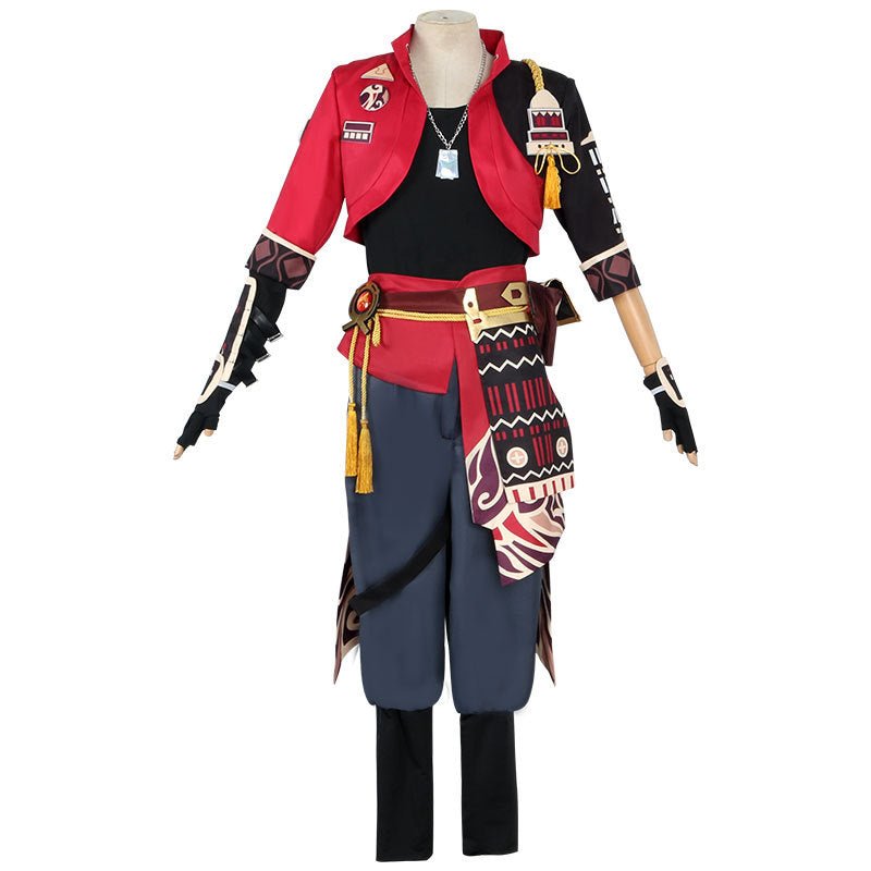 Genshin Impact Thoma Cosplay Kostüm – Vollständiges Set 5-Sterne Inazuma Outfit