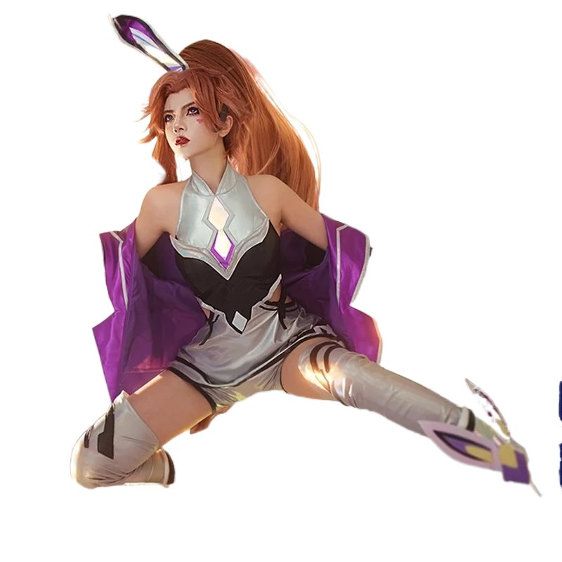 LOL Fantasy Spirit Miss Fortune Cosplay Kostüm Vollständiges Set für Frauen