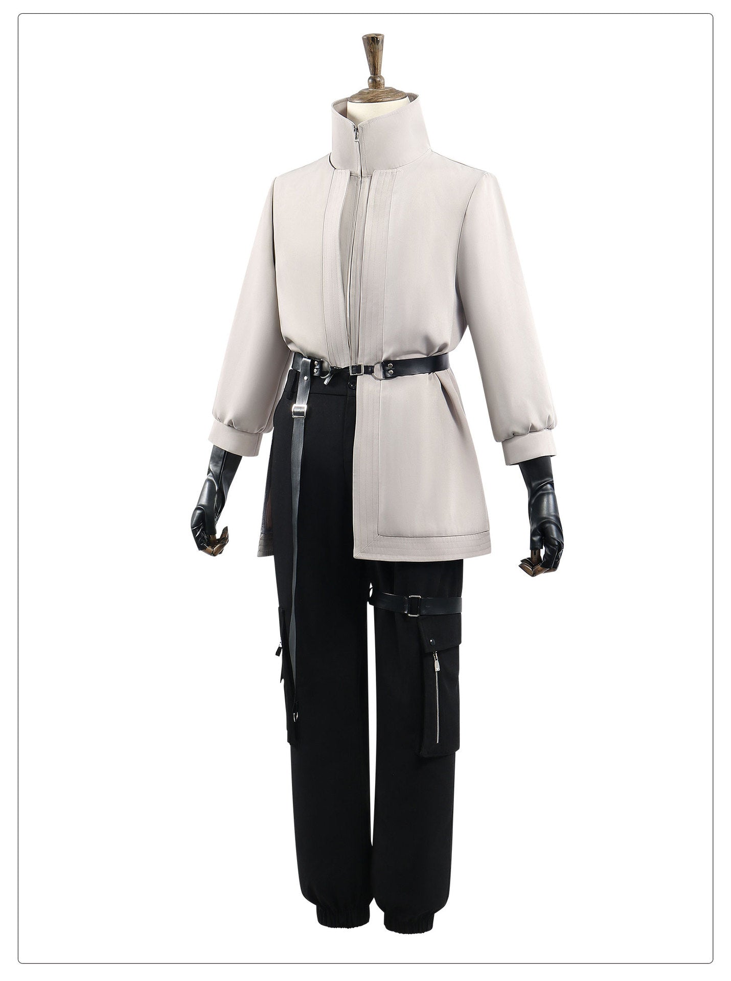 Götter Schlachten: Mortal Realm Cosplay Kostüm – Maskierte Truppe Wang Mian Outfit