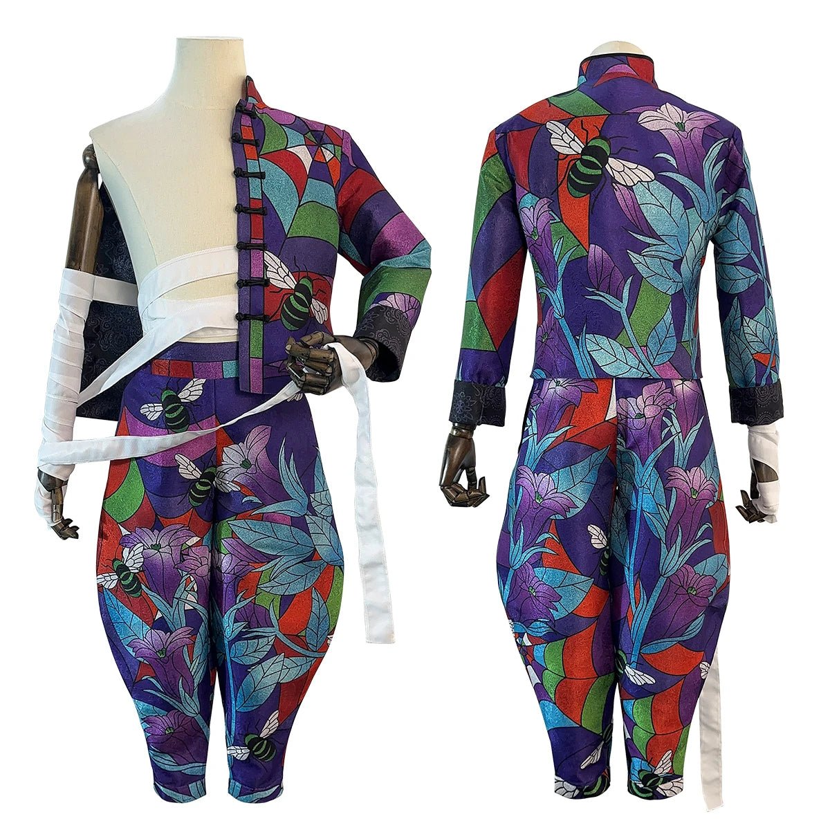 Tokyo Anime Rindo Haitani Cosplay Kostüm Perücke Rose Netz Jacke Hose Bandagen Neuheit Ausstellung Halloween