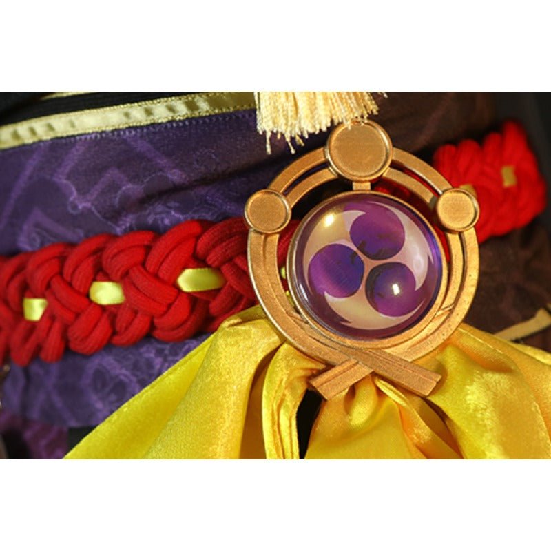 Genshin Impact Kujou Sara Cosplay Kostüm Anzug für Halloween und Anime Events