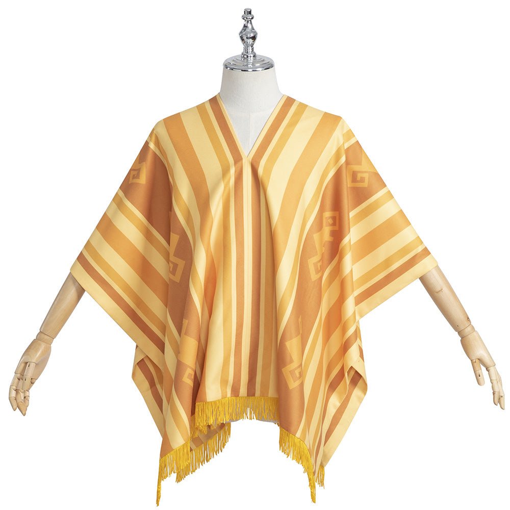 Encanto Camilo Madrigal Cosplay Kostüm Gedruckter Umhang Halloween Outfit Für Männer