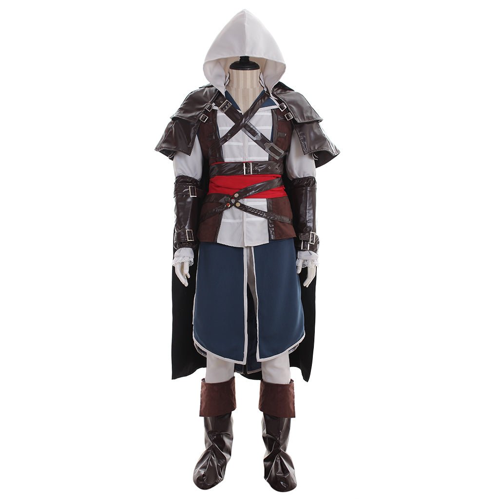 Edward Kenway Komplettes Set mit Schuhen - Assassin’s Creed Black Flag Anzug für Erwachsene