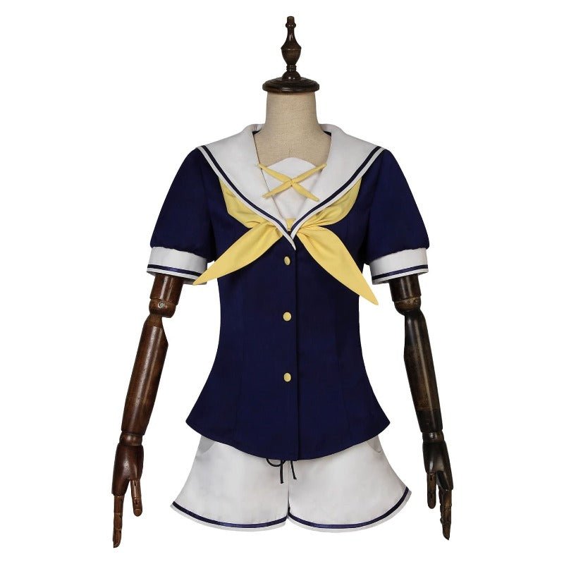 ISLAND Karen Kurutsu Cosplay Kostüm Uniform Outfit für Halloween Maßgeschneidert