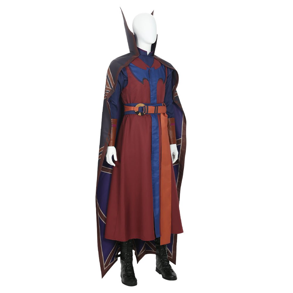 Lächelnder Held Steve Cosplay Kostüm für Kinder und Erwachsene, Doctor Strange Halloween Outfit