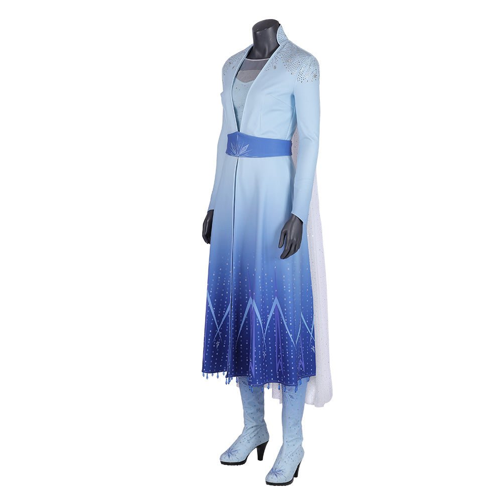 Frozen 2 Elsa Cosplay Kostüm - Premium Filmreplik