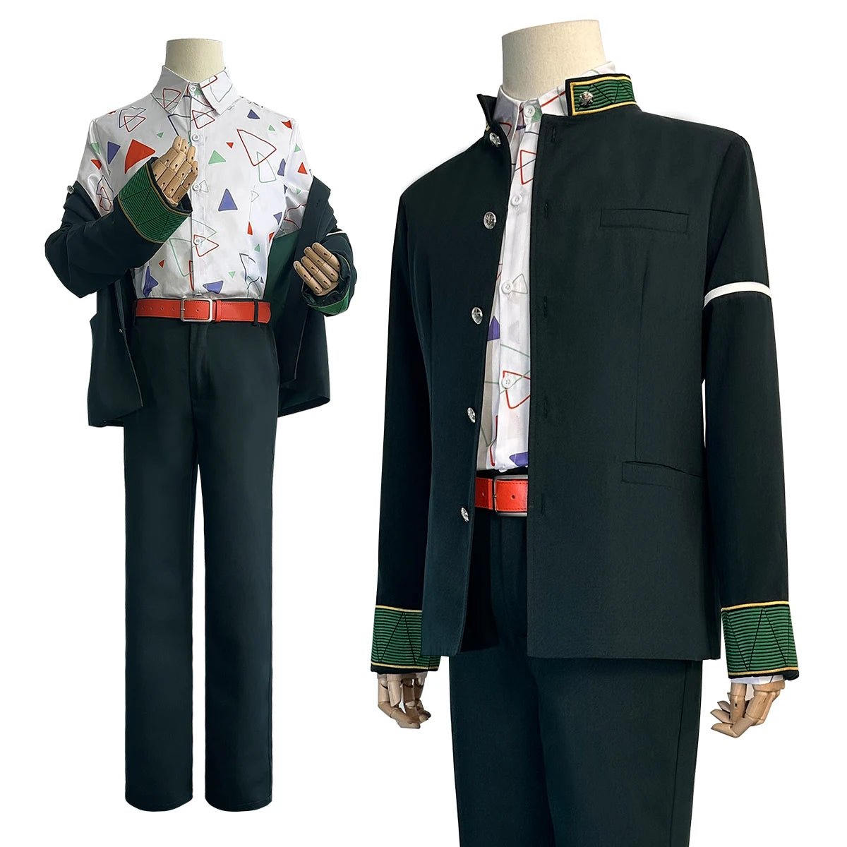 Wind Breaker Anime Kiryu Mitsuki Cosplay Kostüm Perücke Schuluniform Grüne Jacke Hose Hemd Gürtel Cos Convention