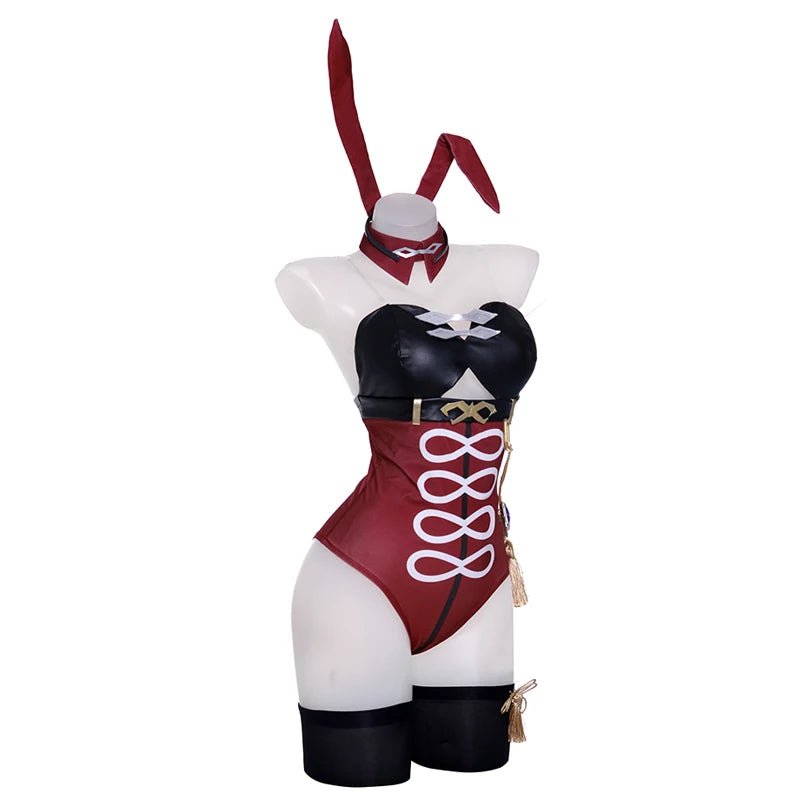 Beidou Bunny Girl Kostüm Genshin Impact Beidou Bunny Anzug Damen Jumpsuit Original Cosplay Kostüm Vollständiges Set