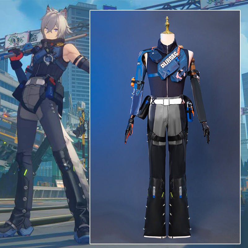 Spiel Zenless Zone Zero Seth Lowell Cosplay Kostüm Anfänger Offizier Seth Männer Halloween Party Anzug