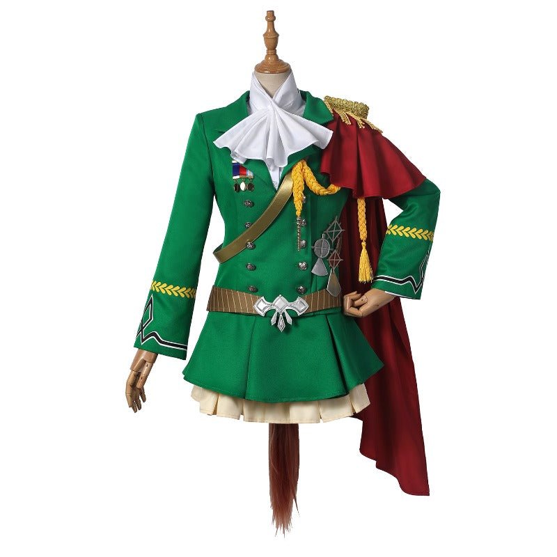 Uma Musume Pretty Derby Symboli Rudolf Cosplay Kostüm Halloween Uniform Komplettset